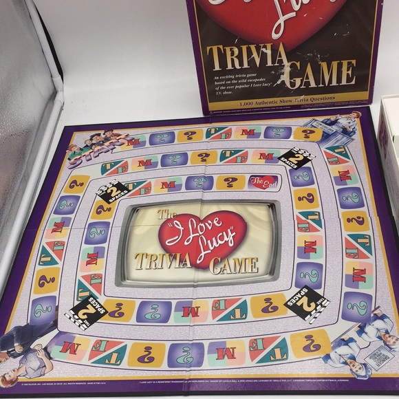 The I Love Lucy Trivia Game Television Show Board Game Vintage 1998 - Picture 4 of 14
